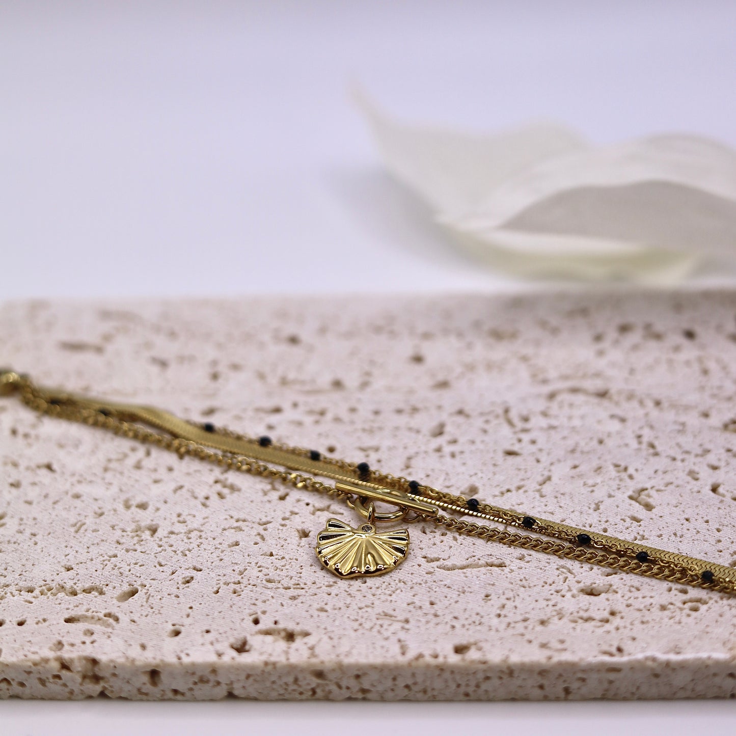 Bracelet Noir Or Diya