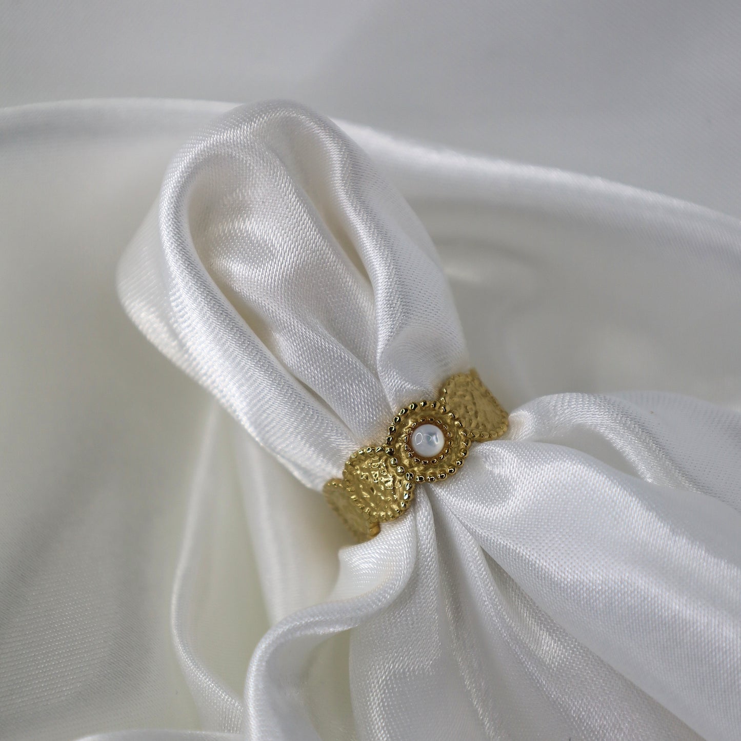 Bague Blanc Or Jenna